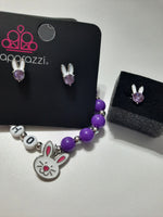 Purple bunny 3 piece set