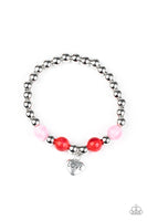 Starlet Shimmer Heart Bracelet - Dark Pink  P9SS-MTXX-234XX